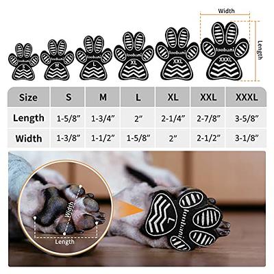 VALFRID Dog Paw Protector Anti-Slip Grips to Keeps Dogs from Slipping on Hardwood Floors,Disposable Self Adhesive Resistant Dog Shoes Booties Socks