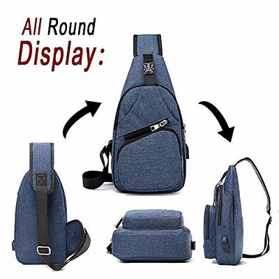 Codoule Waterproof Sling Bag Crossbody Backpack for Men Women Sling  Backpack Hiking Daypack Multipurpose Cross Body Chest Bag