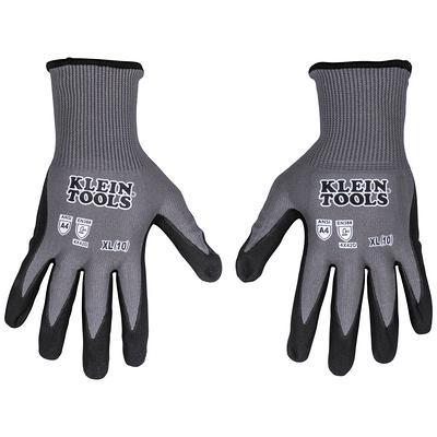 GRX X-large Gray Nitrile Dipped Nylon Construction Gloves, (1-Pair) at