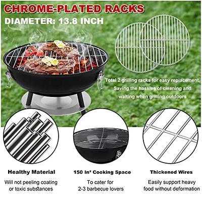 MFSTUDIO Portable Table Top Gas Griddle, 3 Burners Ceramic Flat Top Propane  BBQ Grill for Outdoor Camping, Kitchen, Tailgating, 24000 BTU, 375 sq. in.