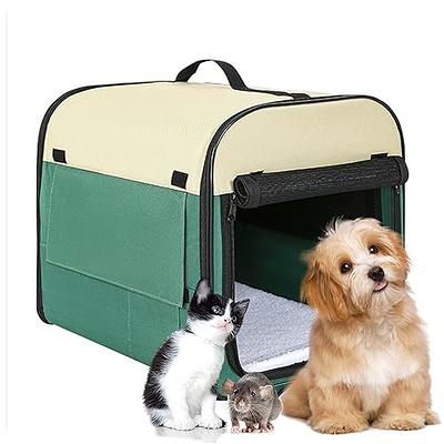 Cat Travel Cage Portable for Car Foldable Cat Cage Kennel for