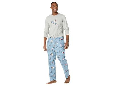 L.L.Bean Camp Pajamas Set Regular (Light Gray Heather) Men's Pajama Sets -  Yahoo Shopping