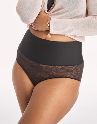 Maidenform Firm-Control Shaping Brief Black Lace 2XL Women's