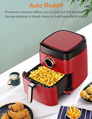 ALLCOOL Oven 8 Quart Large Air Fryer 1700W 8 In 1 with Touch