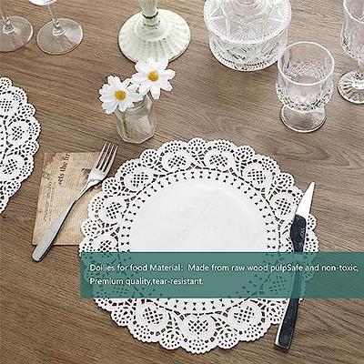 Aegwynn Lace Paper Placemats-10.5 Inch Round 150 Pcs Disposable Doilies,  Elegant White Decorative Paper Doilies for Din,Parties,Birthday and  Weddings. - Yahoo Shopping