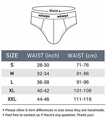 wirarpa Men's Cotton Stretch Briefs Underwear Soft Wide Waistband Support  No Fly Underpants Multicolored 4 Pack Medium - Yahoo Shopping