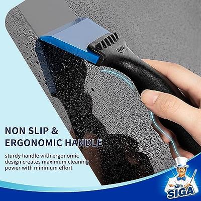Dr.dirt Swivel Window Squeegee,12 Inches Small Window Squeegee for Tile, Shower Door Squeegee with Hook, Wipe Without Watermark, Fit for Bathroom