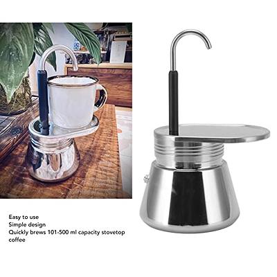  GROSCHE Milano Stovetop Espresso Maker Moka Pot 9 espresso Cup-  15.2 oz, White - Cuban Stove top Moka Italian espresso greca coffee maker  brewer percolator: Home & Kitchen