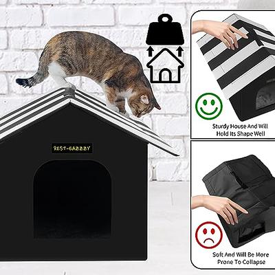  Clawsable Waterproof & Easy Assembly Cat House for