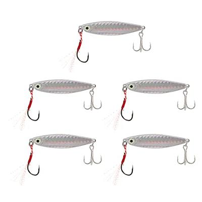 MAVIS LAVEN Vib Fishing Bait, Bright Color 3D Eyes Metal Vib Hard