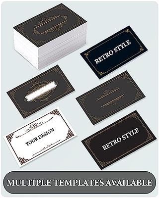 Custom Business Card Magnets, Personalized Business Card Magnets, Easy  Time Saving Compared to Peel and Stick, Upload Your Own Design, 10, 25,  50, 100, 250 Pack of Custom Magnetic Business Cards