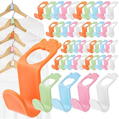 HOUSE DAY Plastic Hangers 50 Pack, Plastic Clothes Hangers Non Slip  Hangers, Heavy Duty Plastic Hangers with 360° Swivel Hook, Ultra Thin  Hangers