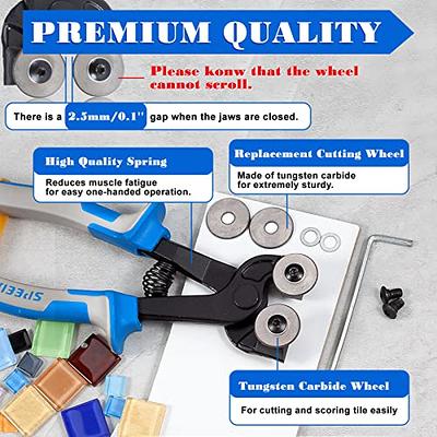 3-pcs Premium Glass Running Breaking Pliers And Pistol Grip Cutter
