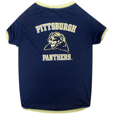 Pets First College Pittsburgh Panthers Cheerleader, 3 Sizes Pet Dress  Available. Licensed Dog Outfit 