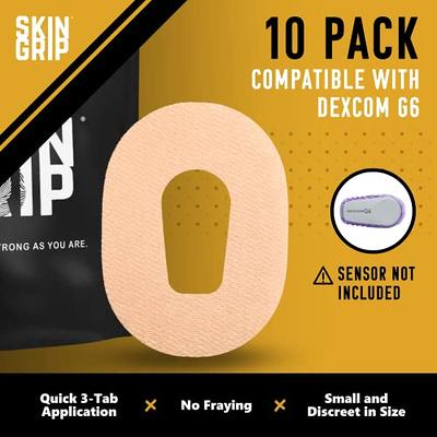 Skin Grip Adhesive Patches for Dexcom G6 CGM (20-Pack), Waterproof &  Sweatproof for 10-14 Days, Pre-Cut Adhesive Tape, Continuous Glucose  Monitor Protection(Multi-Colored) 