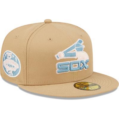 Men's New Era Pink/Green Chicago White Sox Cooperstown Collection Comiskey Park Passion Forest 59FIFTY Fitted Hat