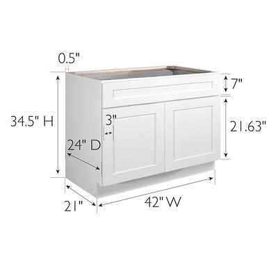  Design House Brookings Unassembled Shaker Pantry