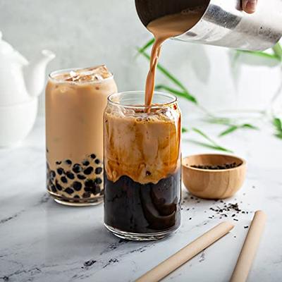 Ice Coffee Cup Drinking Glasses Clear Glass Cup for Tea Soda