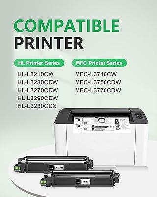 Toner Bank Compatible Toner Cartridge for Brother TN-227BK TN227 MFC-L3770cdw  MFC-L3750cdw MFC-L3710cw HL-L3270cdw HL-L3210cw HL-L3290cdw HL-L3230cdw  Printer (Black, 2-Pack) 