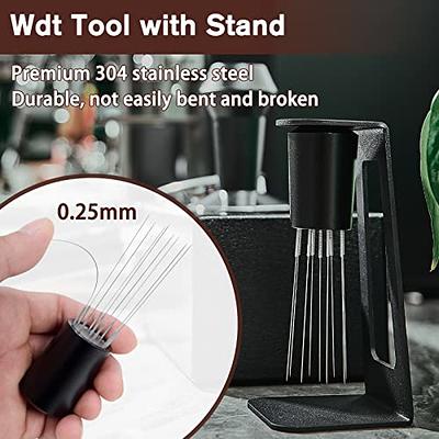 New 58mm Needle Coffee Tamper Distributor Espresso Stirrer Stirring Tool  Stainless Steel Espresso Coffee Stirrer Needle Distribution Tool