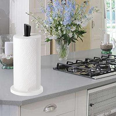 Paper Towel Holder,Free-Standing Kitchen roll Holder for Kitchen Bathroom -  Yahoo Shopping