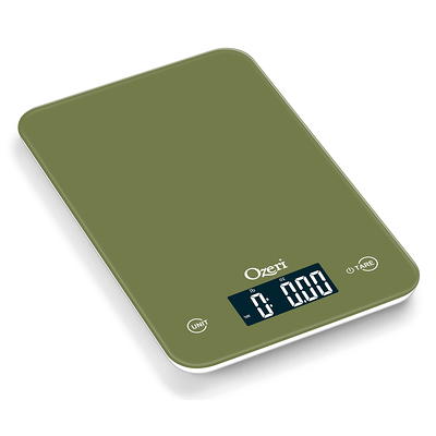 Ozeri Pro Digital Kitchen Food Scale, 0.05 oz to 12 lbs (1 gram to 5.4 kg); Chrome