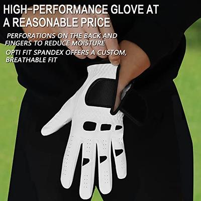 Golf Gloves Men Pair Left Right Both Hand Rain Grip Lh Rh