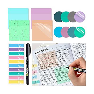 Transparent Sticky Notes 10 color Pop Up Water Proof Index - Temu