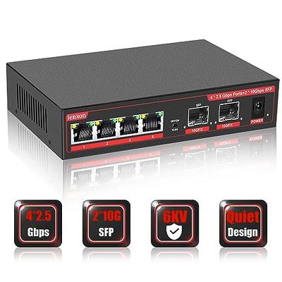  NETGEAR 8-Port Gigabit Ethernet Unmanaged Switch (GS308) - Home  Network Hub, Office Ethernet Splitter, Plug-and-Play, Silent Operation,  Desktop or Wall Mount : Electronics