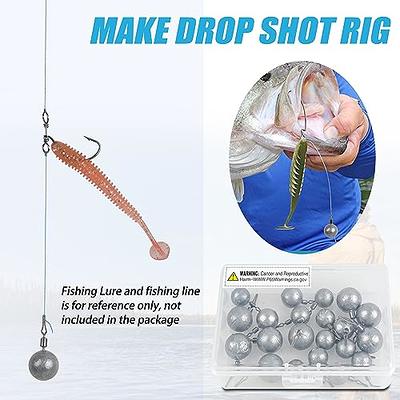  Drop Shot Rig Kit Bass Fishing 3 Packs For Bass