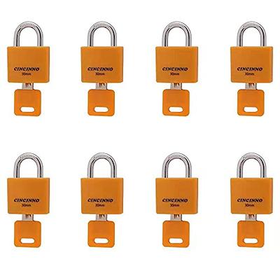 Guliffen Solid Brass Padlock with Key with 1-9/16 in. (40 mm) Wide Lock  Body,Keyed Padlock for Sheds, Storage Unit School Gym Locker, Fence,  Toolbox, Hasp Storage 