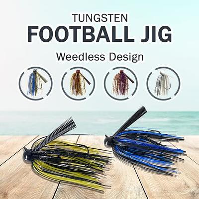 Reaction Tackle Tungsten Football Jig for Bass Fishing - 1/2 oz