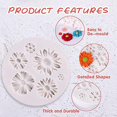 Silicone Flower Mold For Polymer Clay Earrings Tiny Daisy DIY Earrings  Silicone Mould Flexible Resin Fondant Mold Clay Jewelry Mold 