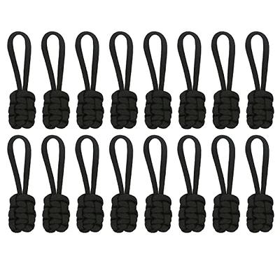 10 Pieces Zipper Pull Replacement Zipper Repair Kit Zipper Slider Pull Tab  Universal Zipper Fixer Metal Zipper Head Hand Woven Pull Rope Zipper Handle