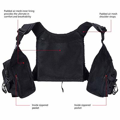 BASSDASH FV08 Ultra Lightweight Fly Fishing Vest for Men and Women Portable Chest  Pack One Size Fits Most - Yahoo Shopping