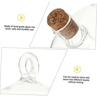 HAKIDZEL Glass Oil Bottle Glass Salad Dressing Container Olive Oil Bottle  Dispenser Oil and Vinegar Dispenser Cooking Oil 2- In- 1 Oil Dispenser  Lecythus Glass Bottle Condiment Seal Kettle - Yahoo Shopping