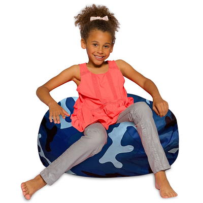 MINICAMP Large Floor Cushions for Kids - Ultra-Fluffy & Washable Children Bean  Bag Chair with Filler