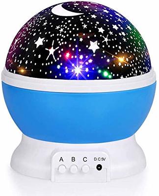 Rotating LED Light Projector Kid Baby Starry Sky Mood Lamp Xmas