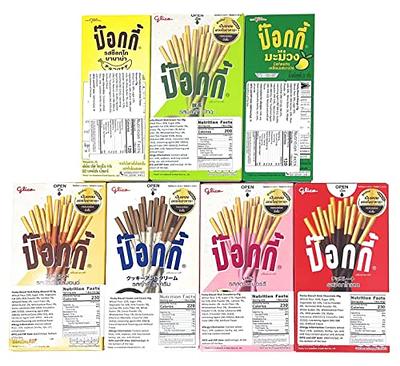 Glico Pocky Biscuit Stick 7 Flavor Variety Pack (Pack of 7) Pocky Chocolate,  Strawberry, Matcha Green Tea, Cookies & Cream , Almond , Mango and Choco  Banana - Yahoo Shopping