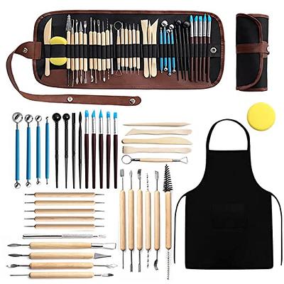 Langqun 25pcs Clay Tools,Air Dry Clay Tools,Pottery Tools Kit