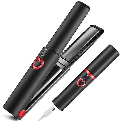 Mini Hair Straightener Cordless Portable Flat Iron for Daily Use Bangs  Touch Ups