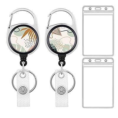 Onevenvi ID Badge Holder with Lanyard, Art Horse Lanyards for Id Badges,  Retractable ID Badge Holder with Detachable Lanyard, Badge Reel Heavy Duty  with Carabiner Clip, Nurse Teacher Office - Yahoo Shopping