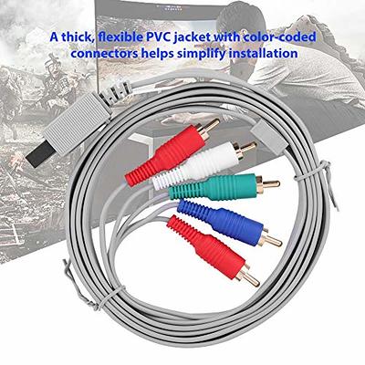 Component HDTV AV Audio Video Component Cable for Nintendo Wii High  Definition 