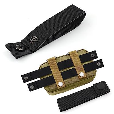 CAT Outdoors MOLLE Straps with Snaps for Backpack - MOLLE Attachment Straps  - MOLLE Webbing Accessories - MOLLE connectors - MOLLE Pack Straps 