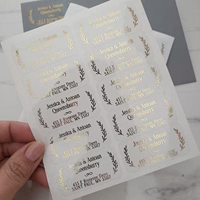 Wedding Stickers & Address Labels For Wedding Invitations