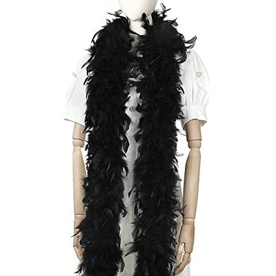 Larryhot 45g Black Feather Boa - 2 Yards Turkey Boa Feathers for Party  Bulk,Halloween,Wedding,Centerpieces,Concert,Costume and Home  Decoration(45g-Black) - Yahoo Shopping