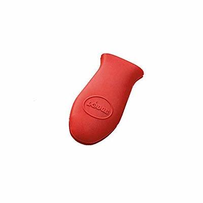 Lodge Cast Iron Red Silicone Hot Handle Holder for Skillets, ASHH41,  includes One Red Handle Holder