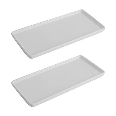 Spacewiser Countertop and Vanity Tray - 11.7 Shatterproof Bathroom Tray,  Flexible Silicone Soap Tray for Kitchen Sink, Toilet Tank Tray, Bathroom