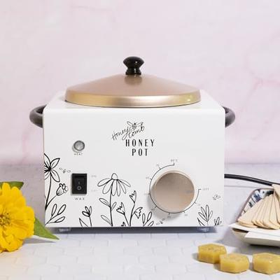 Nova Wax Pot Warmer Professional for hair removal, 1lb Hard Wax Capacity  (120volt US plug) - Esthetician Supplies for Salon.