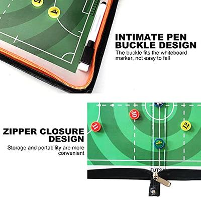  FOCCTS Magnetic Soccer Coaching Board, Football Coaching Board  Coaches Clipboard Tactical with 26 Magnets, Dry Erase Marker, Eraser,  Foldable and Portable Soccer Tactics Board : Sports & Outdoors
